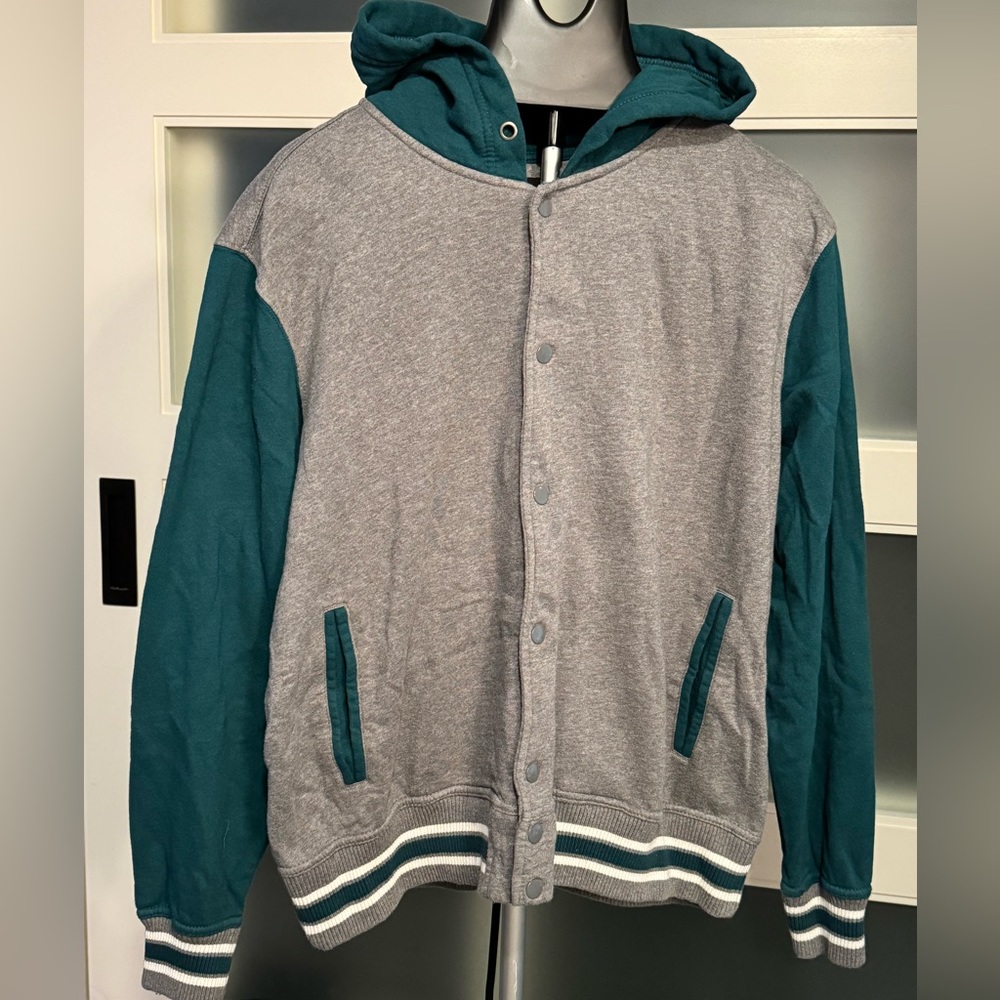 Men’s comfortable Button Front Hoodie